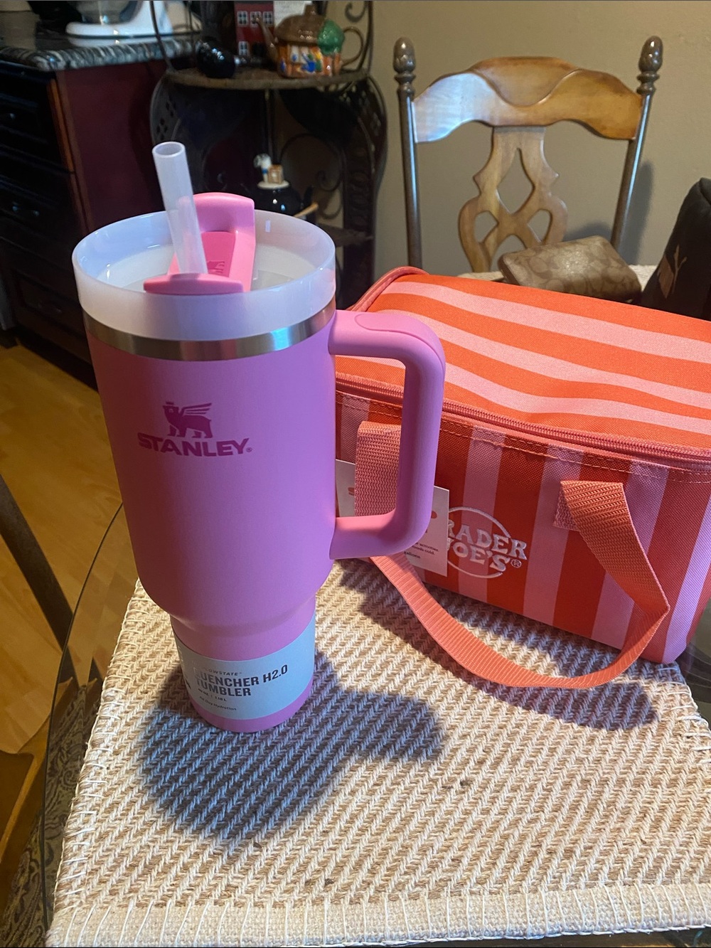 New with tags Stanley Peony 40 oz tumbler